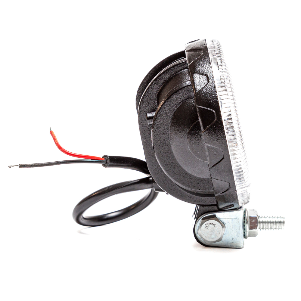 AE12R-4LED-LENS-HC Фара светодиодная дополнительная, круглая 85*95*50, направленный свет, 4 диода, линзованная, крепление по центру, 12 Вт, 10-30 В