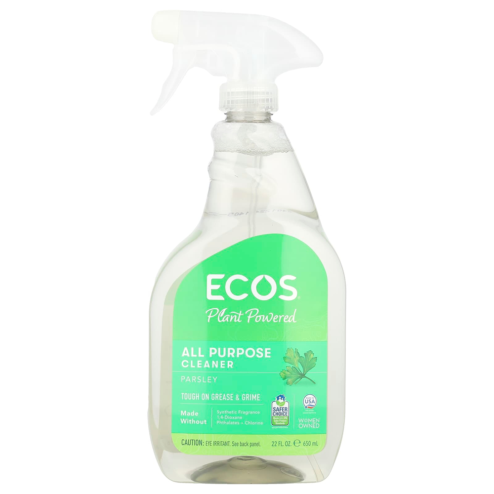 Earth Friendly Products, Ecos®, универсальное очиститель на растительной основе, петрушка, 650 мл (22 жидк. унции)