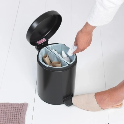 Brabantia Контейнер для мусора NewIcon 2x2л черный 280405