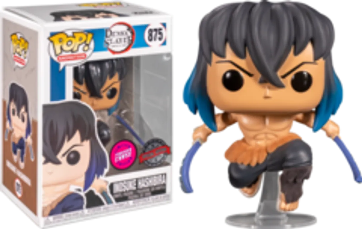 Funko POP! Demon Slayer: Inosuke Hashibira (Flocked Chase Exc) (875)
