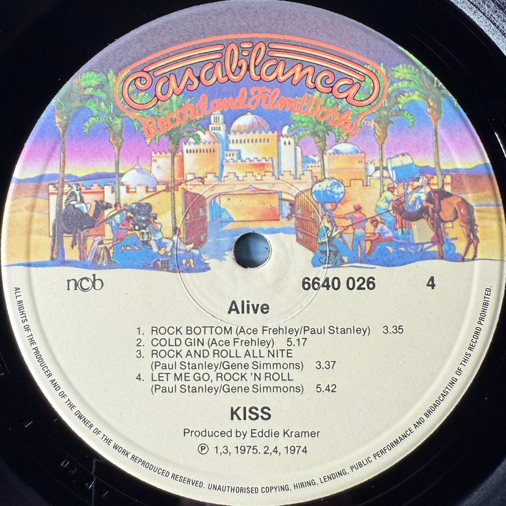 Kiss ‎– Alive! 2LP (Скандинавия 1980г.)