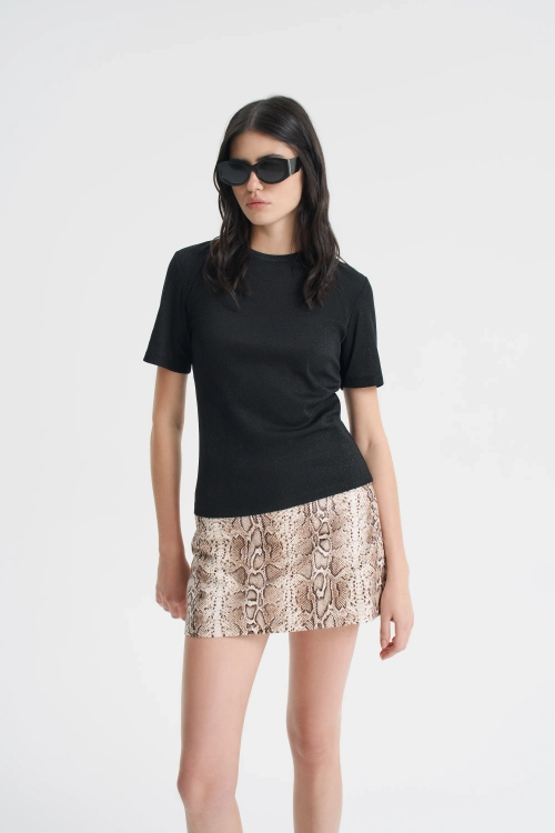 Юбка-мини питон