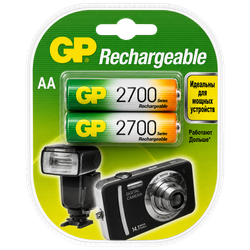Аккумуляторы AA GP GP270AAHC-U2 в упаковке