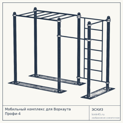 Мобильный комплекс для Воркаута Профи-4 — от 122 000 ₽