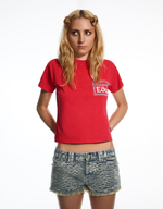 Женская футболка классического кроя ARIES x BERSHKA с принтом - BERSHKA
