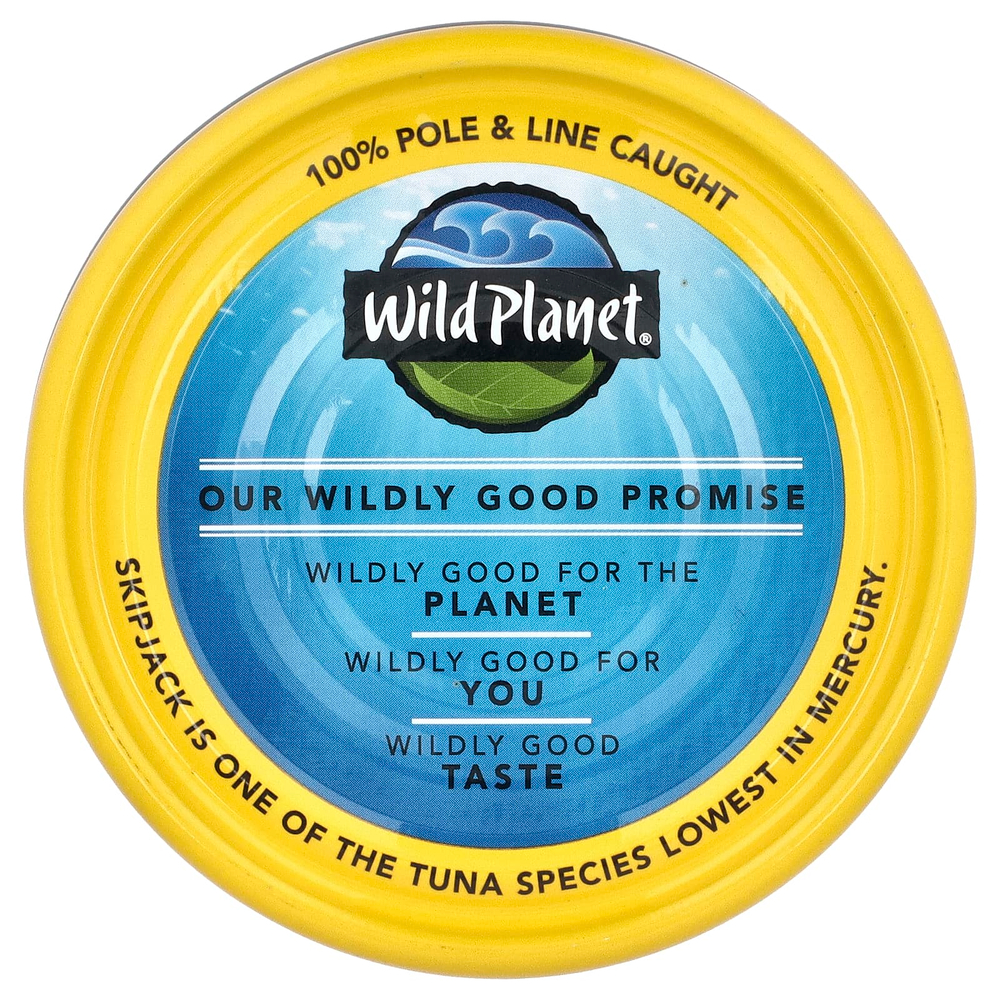 Wild Planet, Консервы из полосатого тунца, 5 унций (142 г)