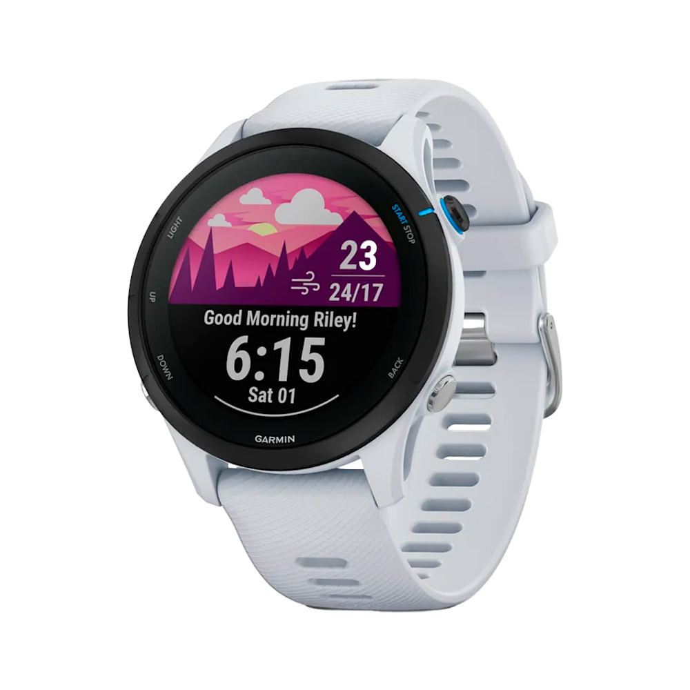 Умные часы Garmin Forerunner 255 Music, 45.6mm, Whitestone (010-02641-31)