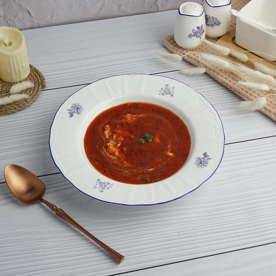 Тарелка глубокая 500 мл d 23,5 см h3,9 см для пасты, супа Sea Flower P.L. Proff Cuisine [6]