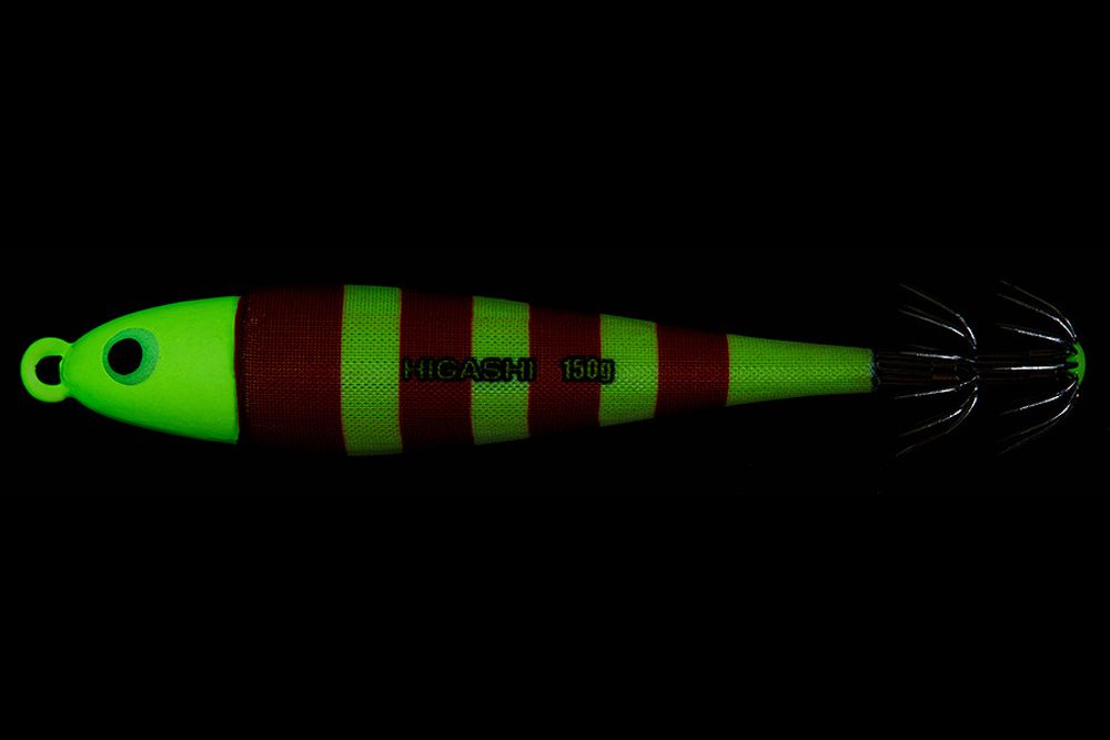 Кальмарница HIGASHI Squid Cloth sinker 150g #01 Blue Pink-Zebra Glow
