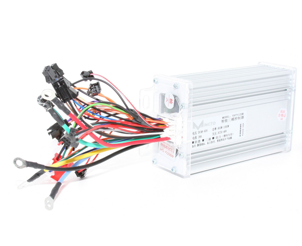 Контроллер 48-60v 28A 800-1000w для электровелосипеда