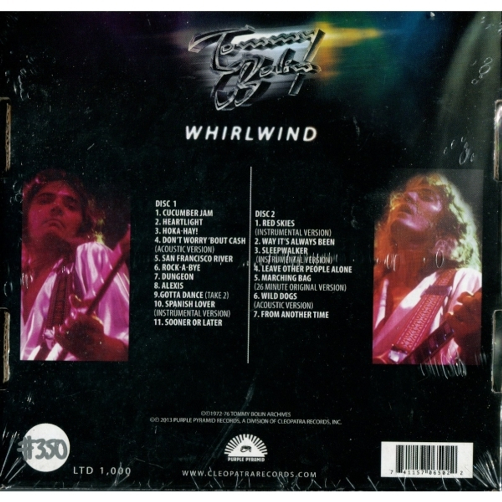 Tommy Bolin / Whirlwind (2CD)