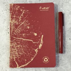 Тетрадь Clairefontaine Forever Premium, A5, в линейку 90 грамм Brick Red (68486C_RE)