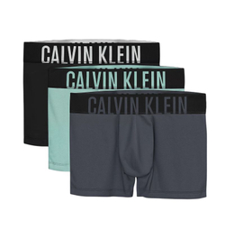 Боксерки теннисные Calvin Klein Trunk Intense Power 3P - black/aerial/turbulence