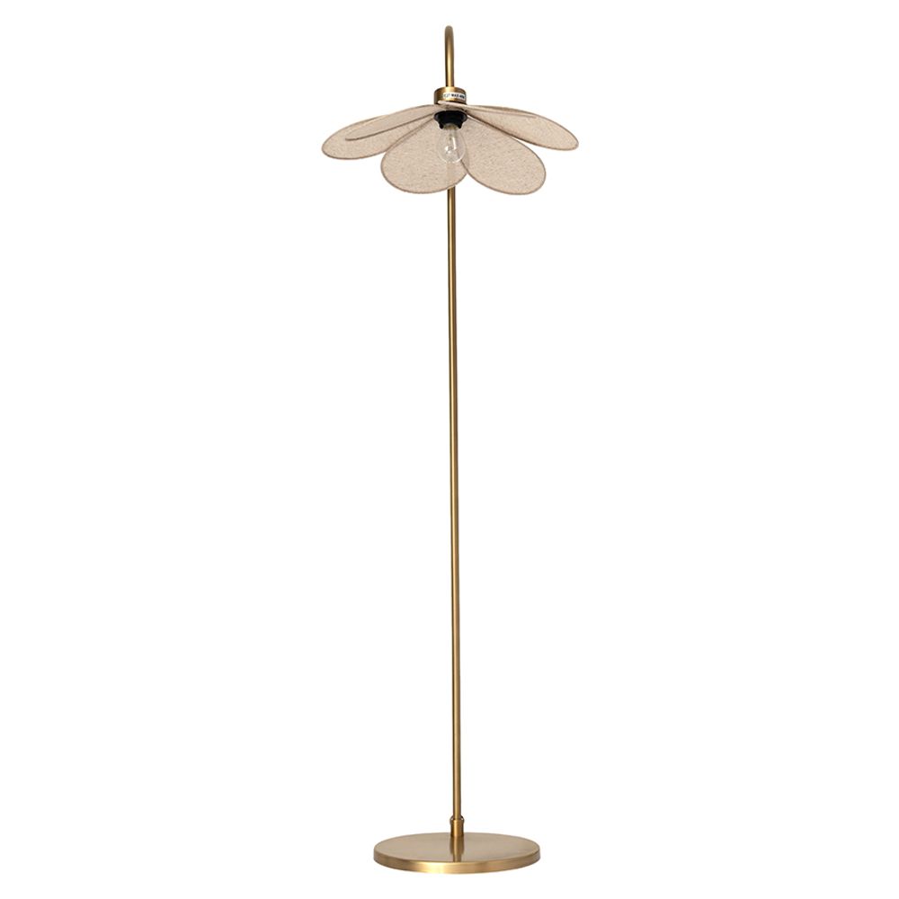Торшер Kamille, 150 см, бежевый
