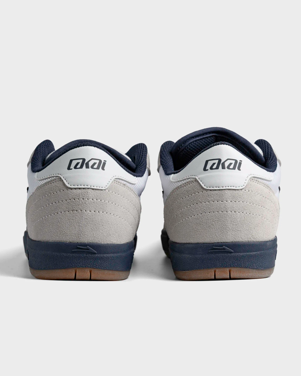Кеды Lakai Cambridge XLK: White Suede Navy Gum (Q2-26)