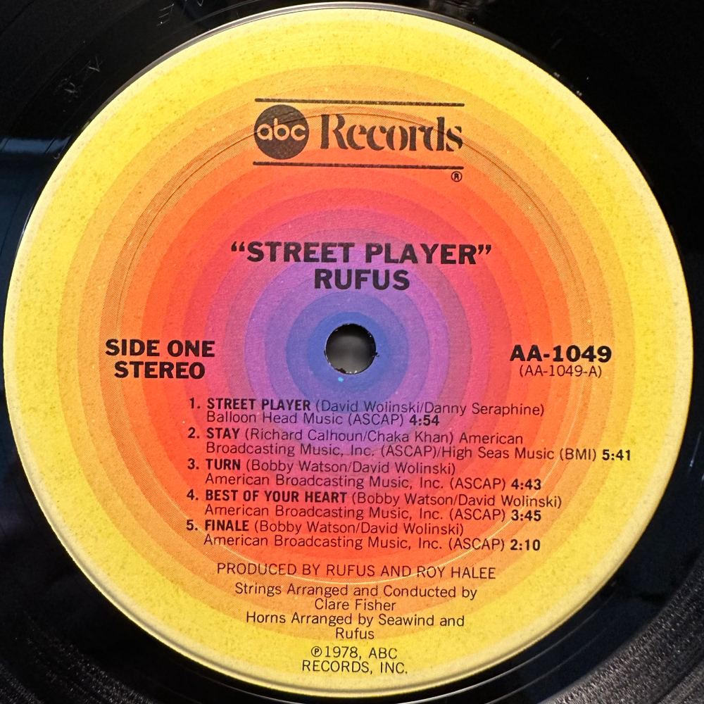Rufus & Chaka Khan- Street Player (США 1978г.)