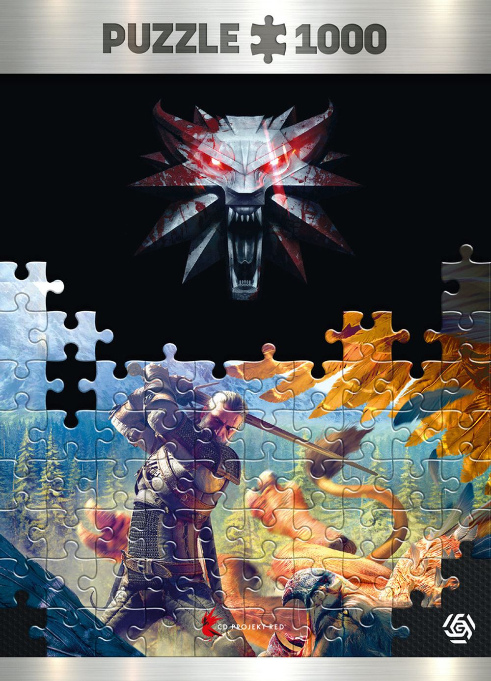 Пазл The Witcher Griffin Fight