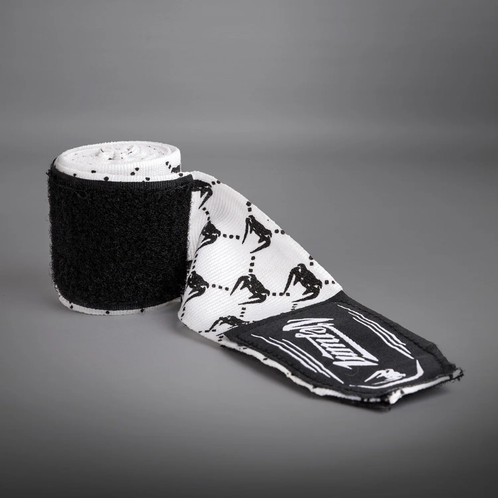 Бинты Venum Monogram White/Black 4м