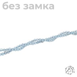 Нить бусин с огранкой топаз 3 мм