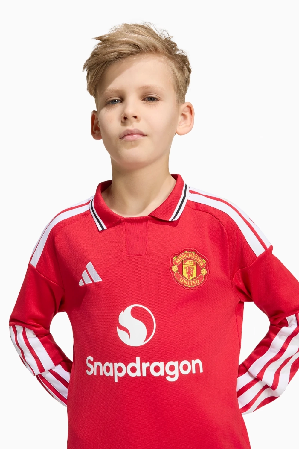 Футболка с длинными рукавами adidas Manchester United 26/27 Home Junior - красный