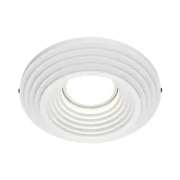 Встраиваемый точечный светильник 1*GU10 DL004-1-01-W-1 белый Gyps Modern Maytoni