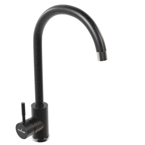 Смеситель для кухни 35к MIXLINE МЛ-ГС15 (ML-GS15) (308) черный высок. излив