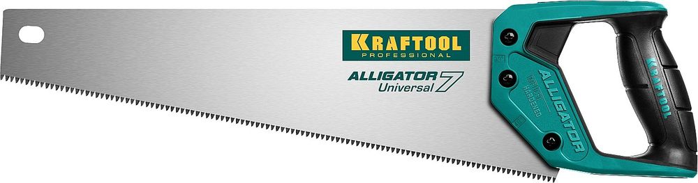 Ножовка универсальная KRAFTOOL 400мм, 7TPI, для всех видов материалов