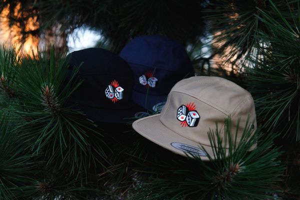 Кепка 5-panel cap Bones Черная - фото 5
