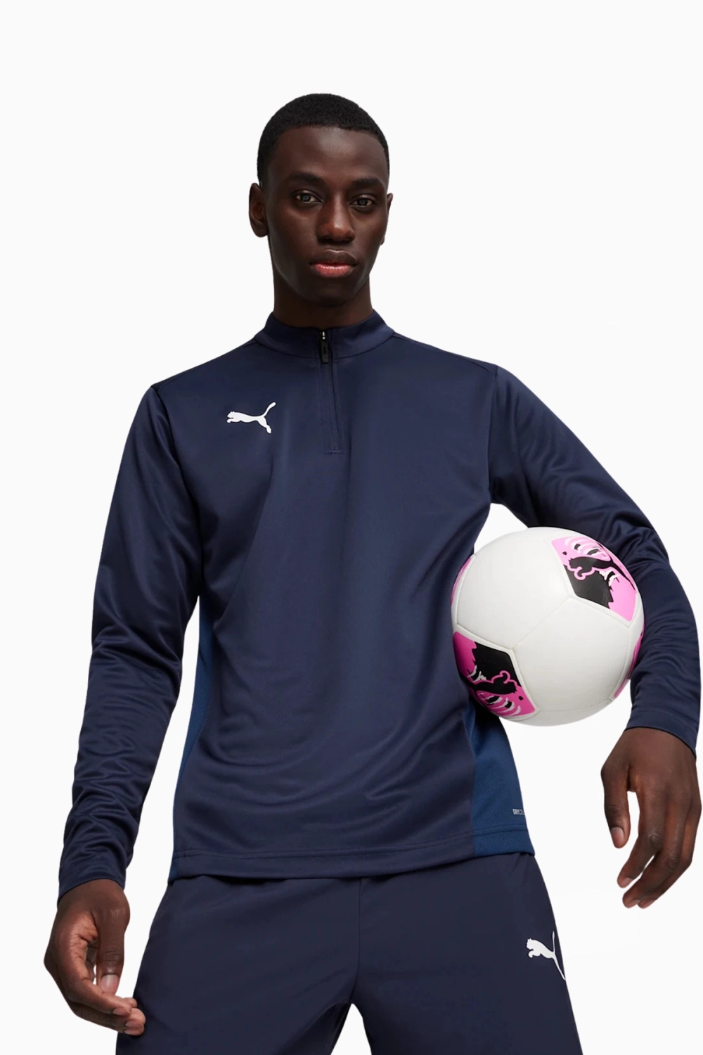 Кофта Puma teamGOAL Training 1/4 Zip Top - темно-синий