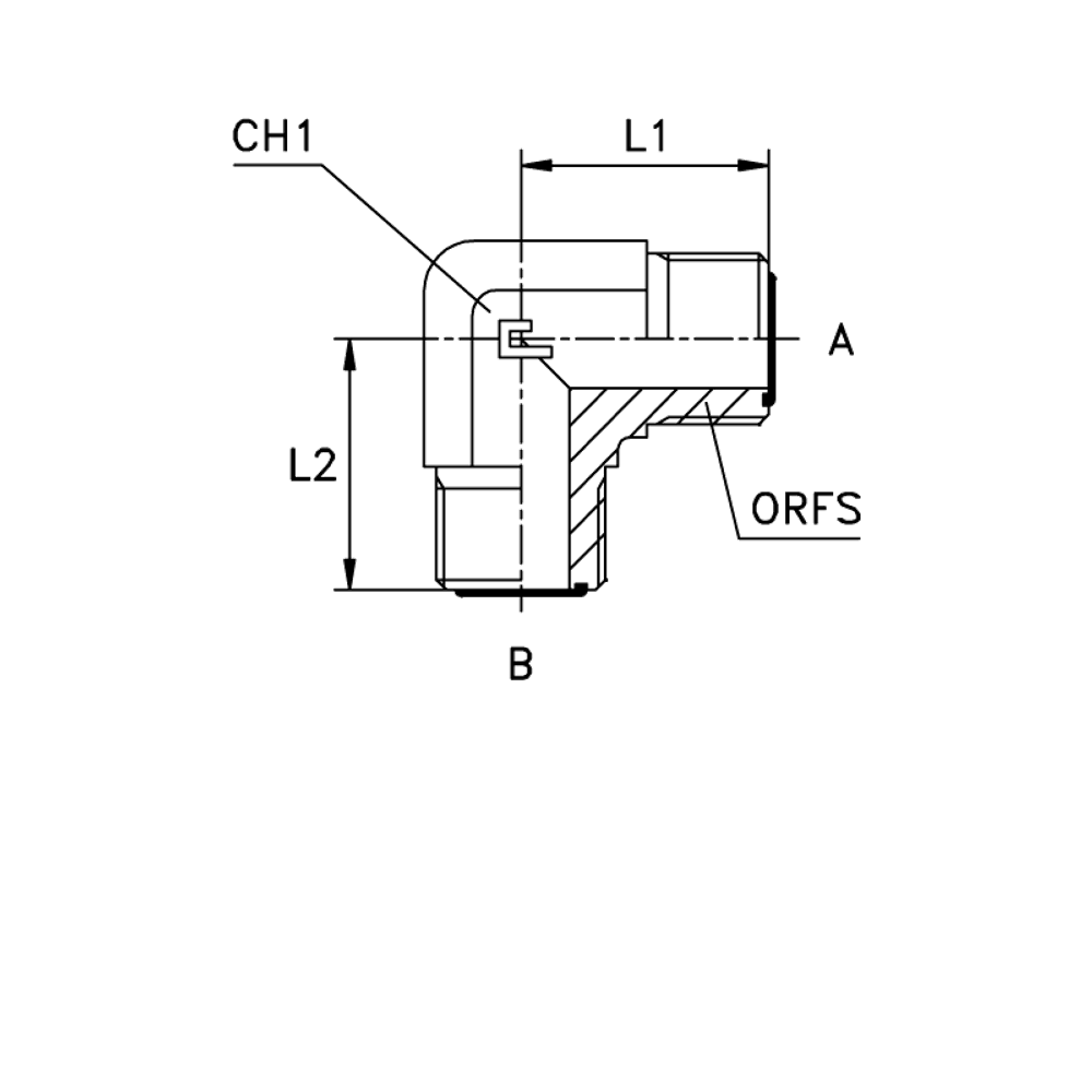 Соединение P90 ORFS 1 - ORFS 13/16
