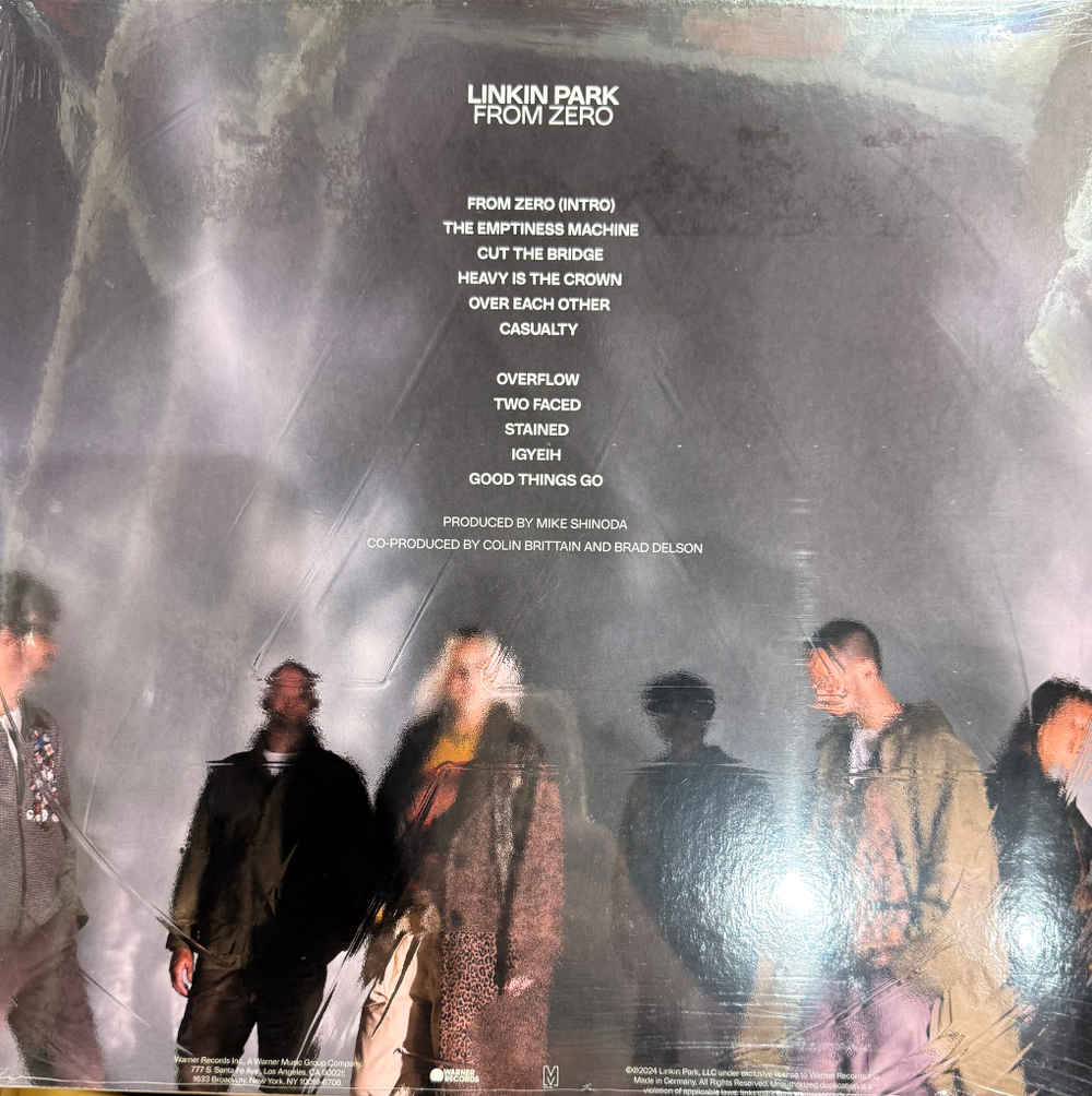 Виниловая пластинка Linkin Park ‎– From Zero LP Transparent Petrol