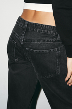 ДЖИНСЫ TRF WIDE-LEG С НИЗКОЙ ПОСАДКОЙ — ZARA