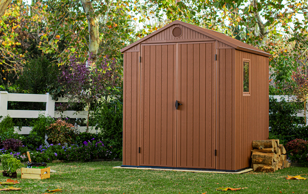 Пластиковый сарай Keter Darwin 6x6 brown