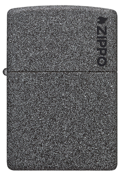 Зажигалка ZIPPO 211ZL Logo Iron Stone