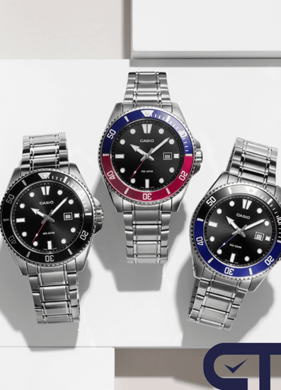 Casio MDV-107D-1A1 — мужские дайверские часы