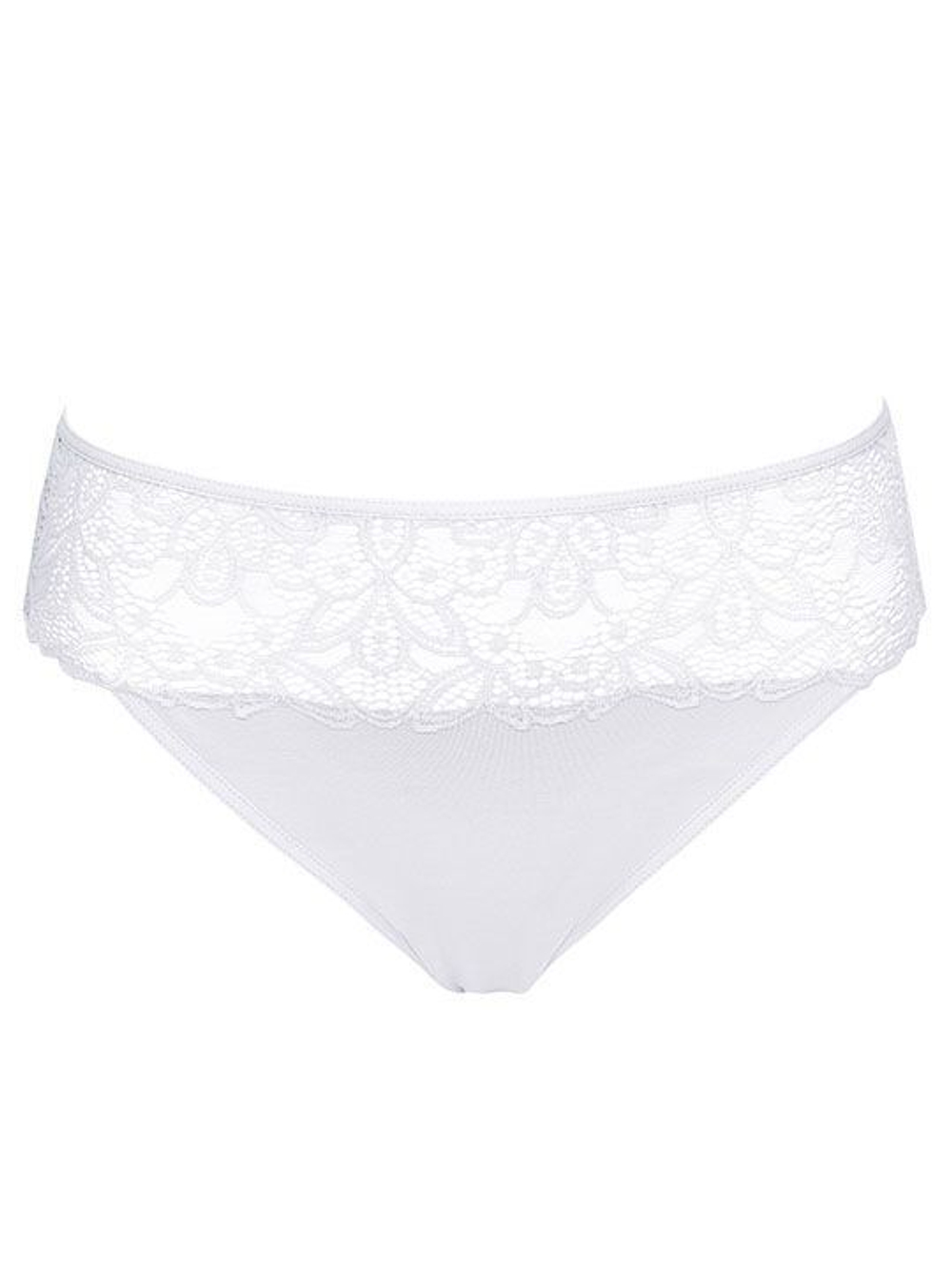 Высокие хлопковые трусики-слипы Belle Cotton (Размер: M) (Цвет: белый)