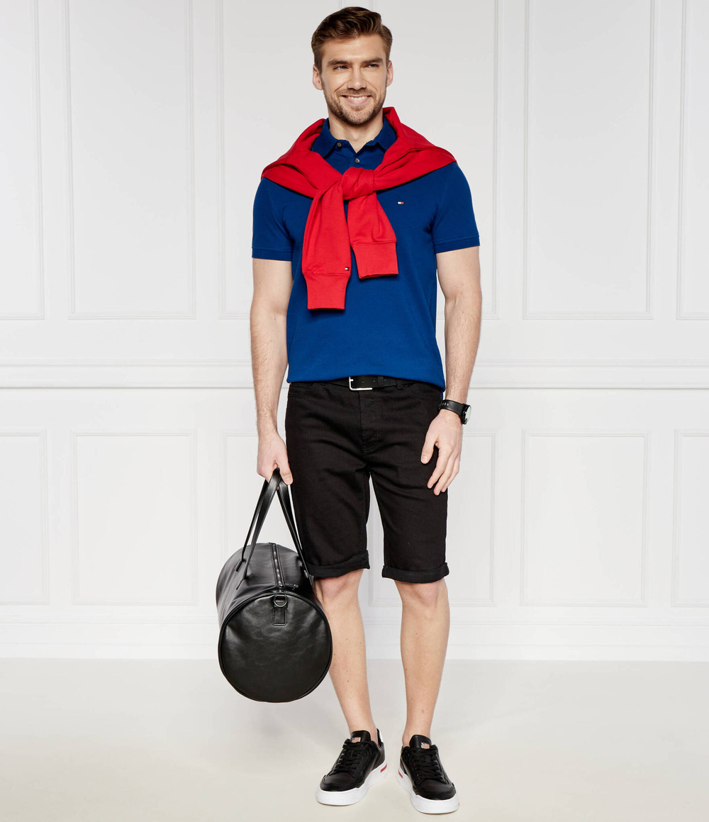Поло Tommy Hilfiger - темно-синий(MW0MW17771)