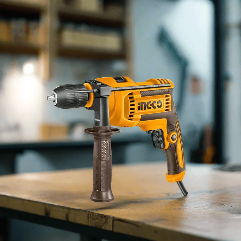 Дрель электрическая ударная INGCO ID71182 INDUSTRIAL 710 Вт 1,5-13 мм