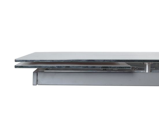 Стол обеденный раскладной Eliot Glass B4807 стеклянный