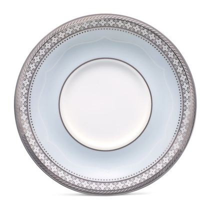 Блюдце для чашки кофейной 12.5см Noritake Трефолио платиновое