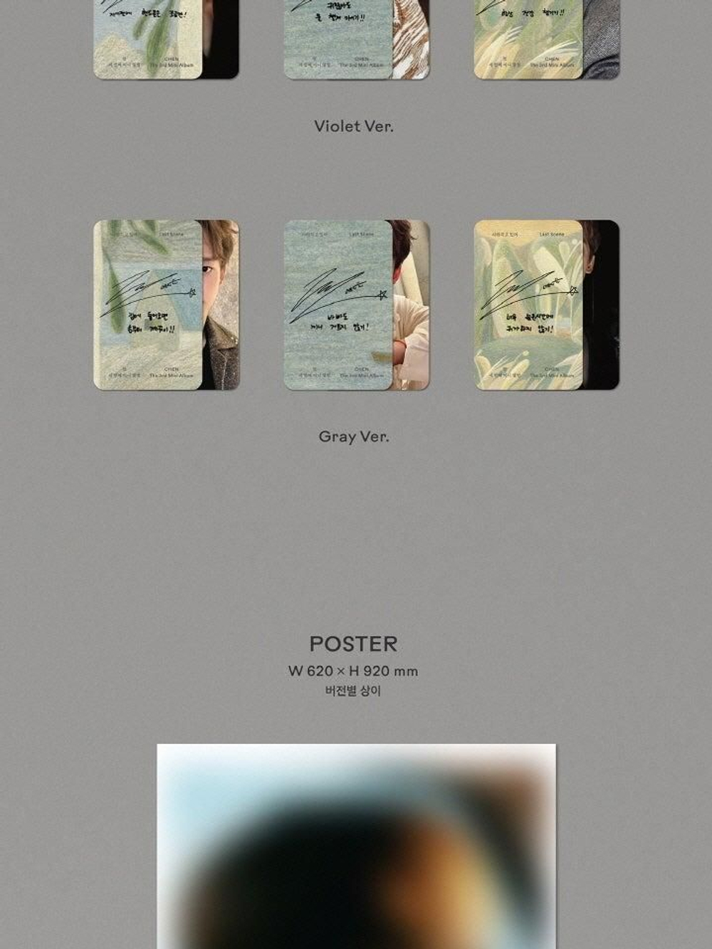 Альбом CHEN - Last Scene 3rd Mini Album PHOTO BOOK 2 Version SET