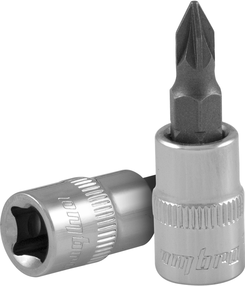 114601 Насадка торцевая 1/4"DR с вставкой-битой POZIDRIV®, PZ1