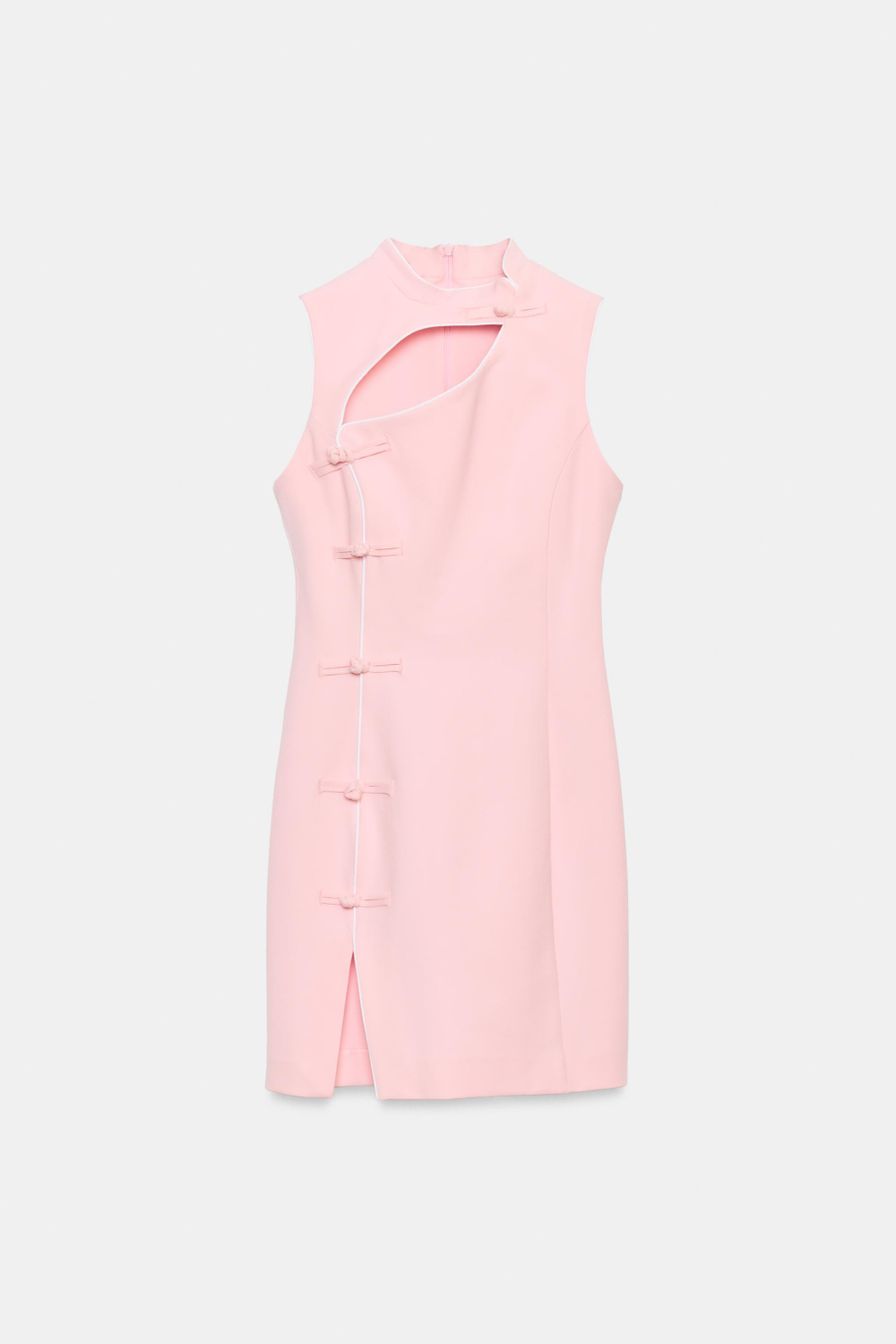 МИНИ-ПЛАТЬЕ С ЗАСТЕЖКАМИ-АЛАМАР — ZARA