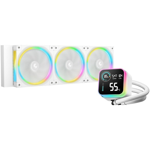Система водяного охлаждения DeepCool LQ360 ULTRA WH ARGB, белый (R-LQ360-WHASMC-G-1)