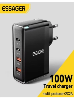 Блок зарядки для iPhone 16 Pro max 100w GaN