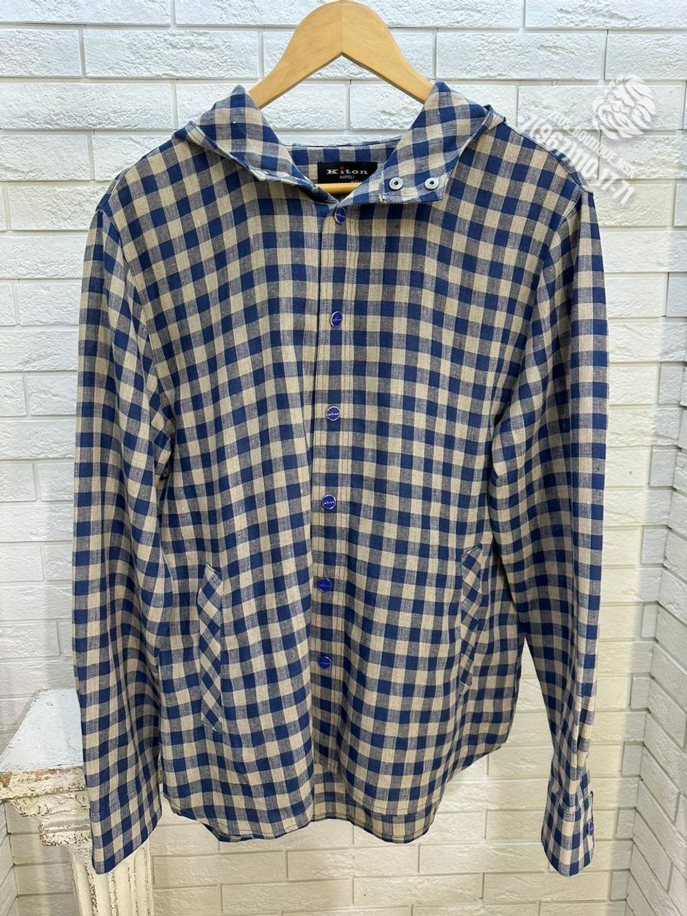 Рубашка с капюшоном Kiton