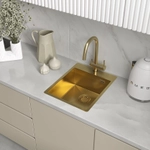 Кухонная мойка Reflexion Iseo RX2240GD брашированное золото