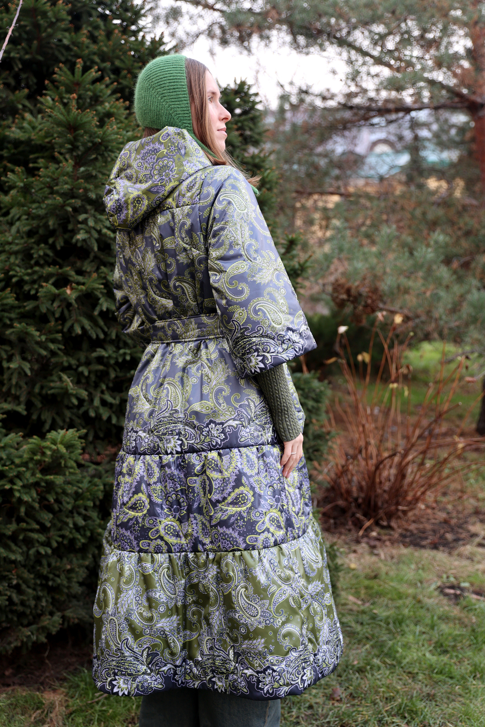 Coat "Kupavna (winter). Polar Owls"