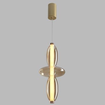 Подвесной светильник LED 14W 3000К Quasar SP14W Led Amber янтарный Crystal Lux