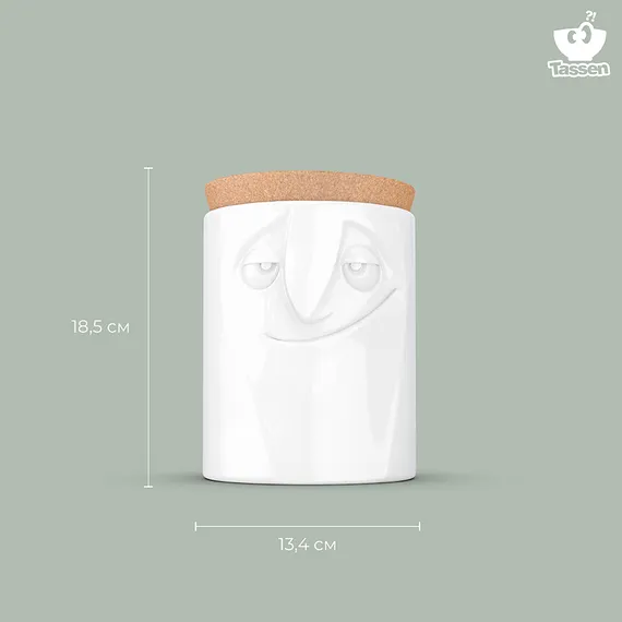 Емкость для хранения Tassen Charming 1,7 л белая